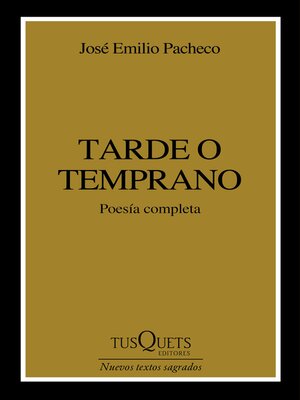 cover image of Tarde o temprano